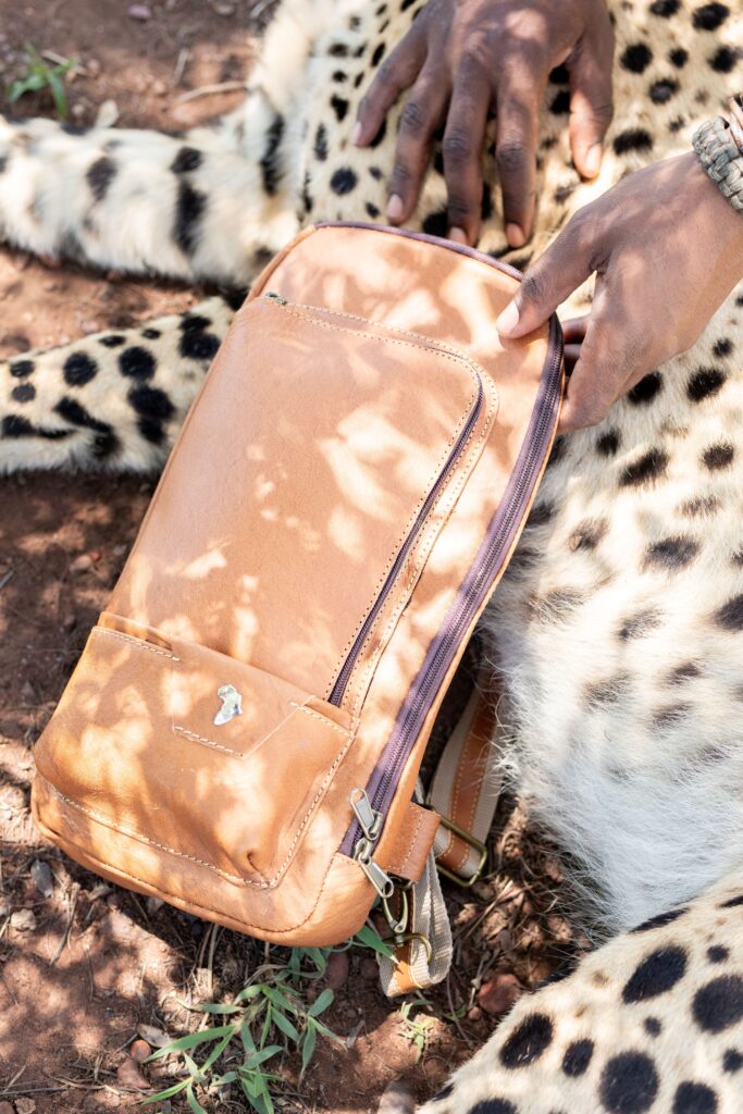 SIMI0773 Klapus Crossbody Bag Tan Kudu