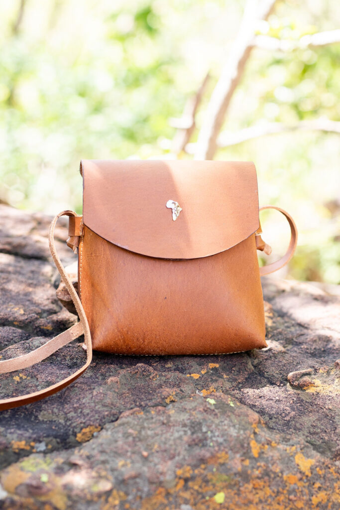 Brown Small Sling bag Lionessi Luxury Leather