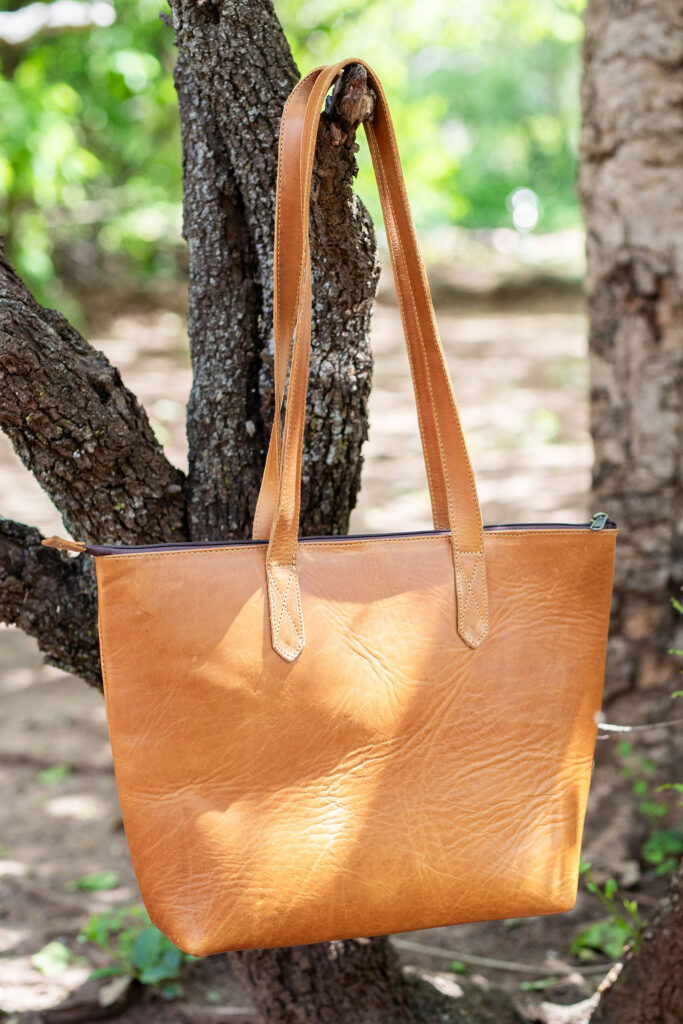 Brown Tote bag Lionessi Luxury Leather bags